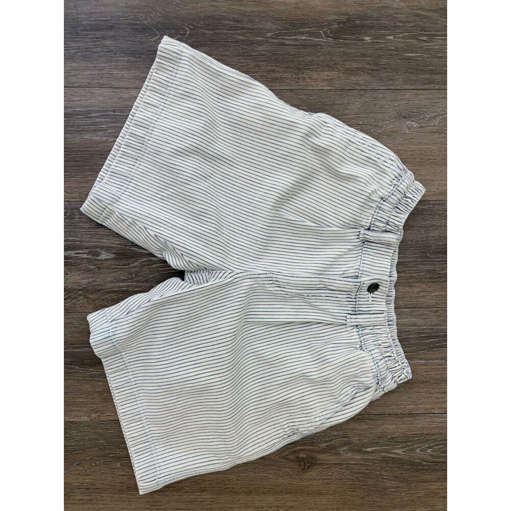 Aerie Striped Shorts XXS Elastic Waist Blue White Casual Summer